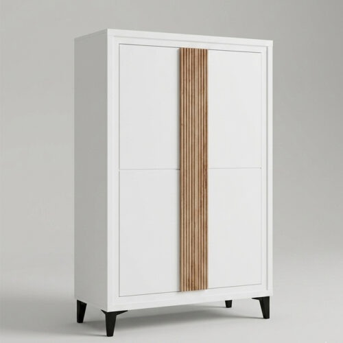 BODEGA-90 MUEBLE BODEGA DE DISEÑO CON TIRADOR ALISTONADO