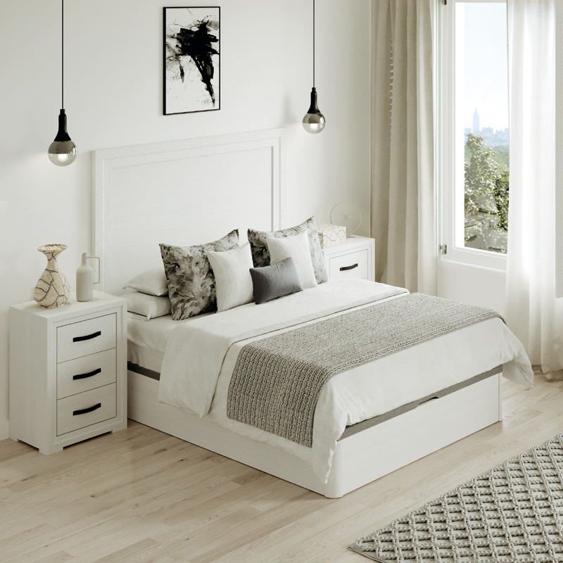 DORMITORIO-559-95 DORMITORIO CABECERO + 2 MESITAS desde 559'95€