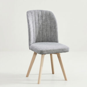 SILLA-NELA SILLA DE COMEDOR NELA - TAPIZADA CON PATAS DE PINO