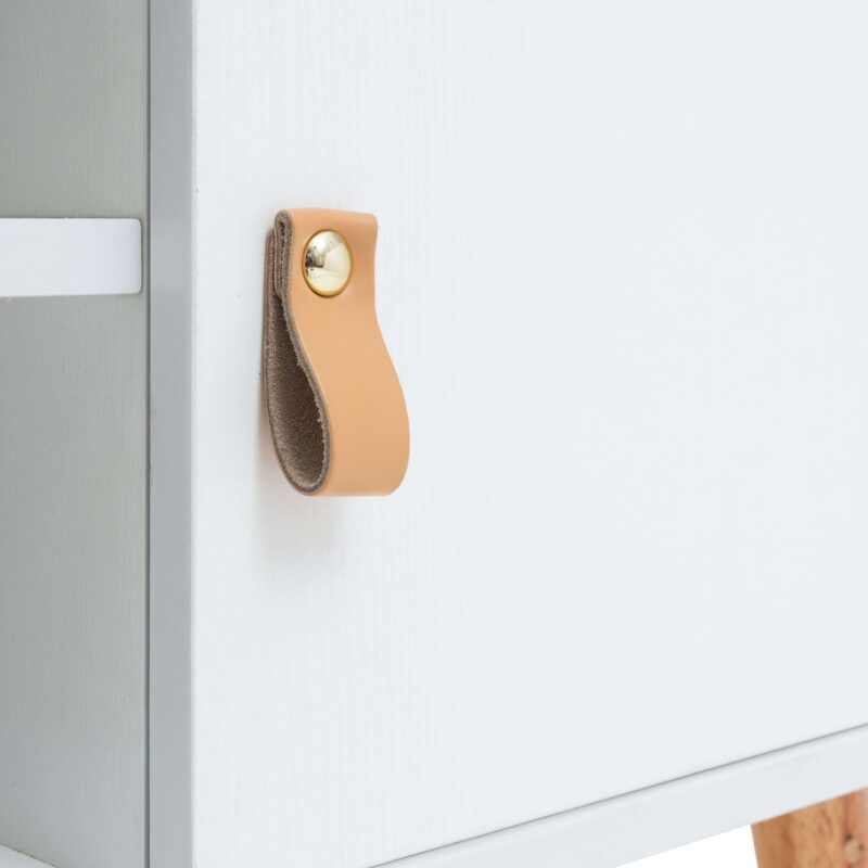 2-BAJO-TV-4 MUEBLE BAJO TV NÓRDICO - ACABADO BLANCO MATE Y PINO NATURAL