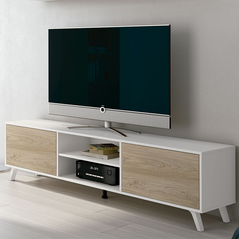 BAJO-TV-2 MUEBLE BAJO TV NÓRDICO - OPORTUNIDAD ZONA OUTLET