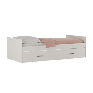 CONJUNTO JUVENIL MODERNO - CAMA NIDO CON FRONTAL Y SINFONIER DE 4 CAJONES