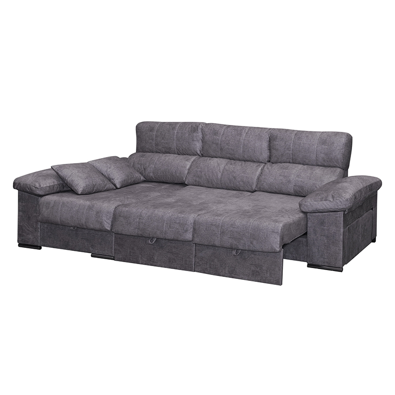 CHAISELONGUE-PARIS-2 SOFÁ CHAISELONGUE PARÍS - CONFORT XL CON ARCÓN Y SISTEMA CAMA