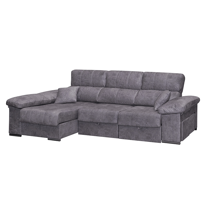 CHAISELONGUE-PARIS SOFÁ CHAISELONGUE PARÍS - CONFORT XL CON ARCÓN Y SISTEMA CAMA