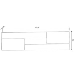 CONJUNTO DORMITORIO - CABECERO LED+ 2 MESITAS