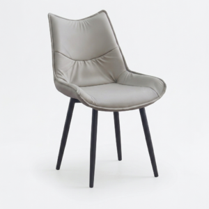 SILLA TALISCA-BEIGE SILLA DE COMEDOR TALISCA - DISEÑO ERGONÓMICO EN PU