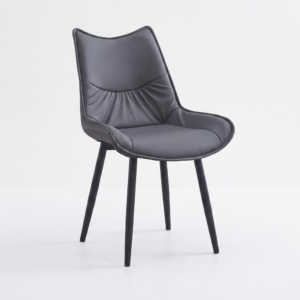 SILLA-TALISCA-GRIS SILLA DE COMEDOR TALISCA - DISEÑO ERGONÓMICO EN PU