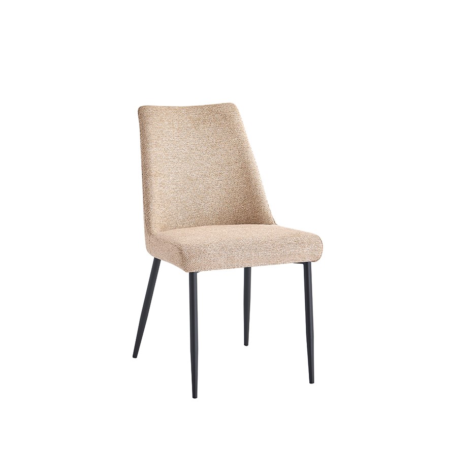 Silla Ganmor beige vista frontal