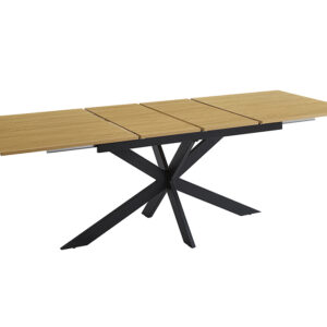 Mesa extensible Llerke durante la apertura